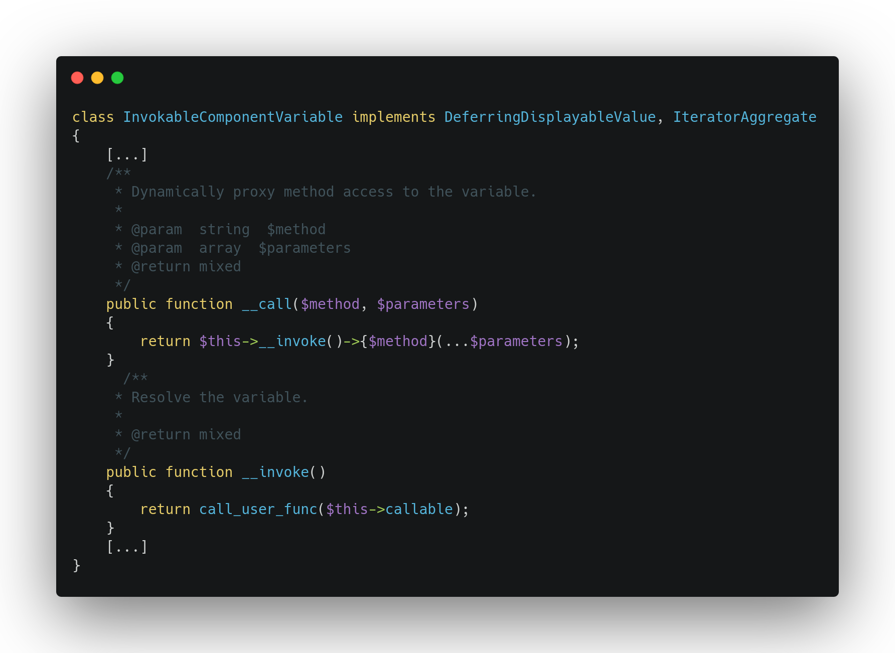 code block